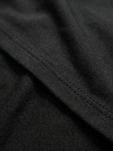 Margaux Asymmetric Maxi Dress – Black – Fabric