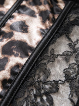Kira Leopard Corset Dress – Leopard print – Fabric