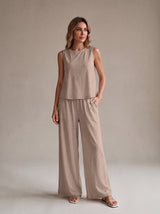 Sienna Lounge Set – Apricot – Front