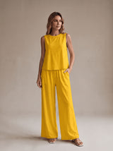 Sienna Lounge Set – Yellow – Front