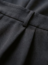 Elise Wide-Leg Trousers – Black – Fabric